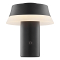Brilliant - LED himmennettävä ladattava kosketustoiminen pöytälamppu KINICH LED/2,5W/5V 2700K 2600 mAh musta