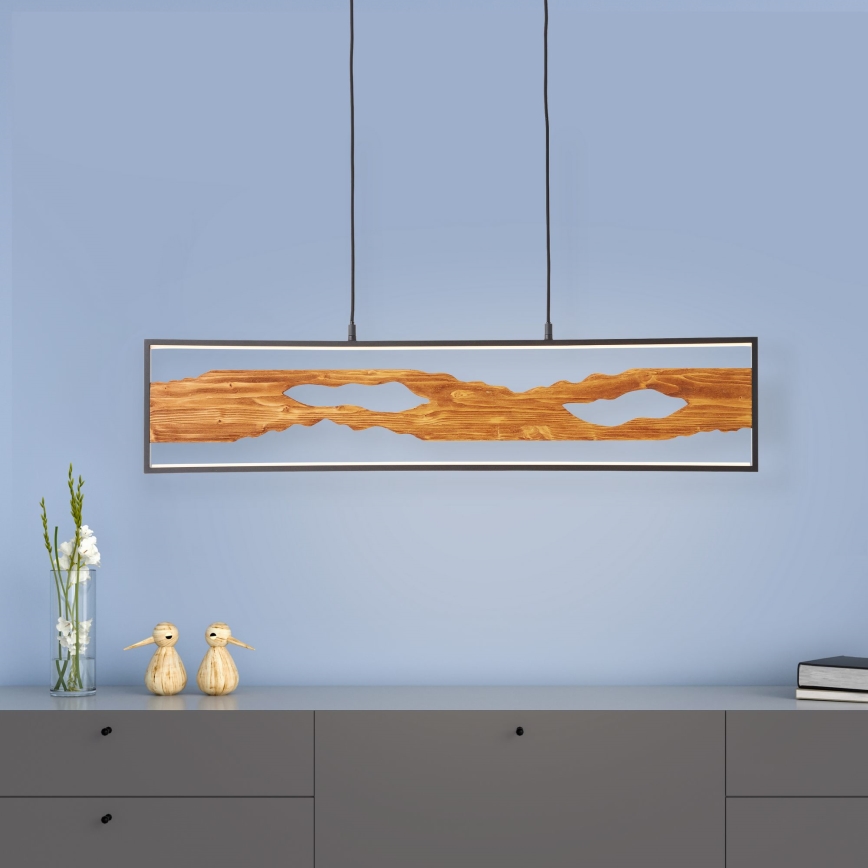 Brilliant - LED-kattokruunu johdossa CHAUMONT LED/20W/230V mänty