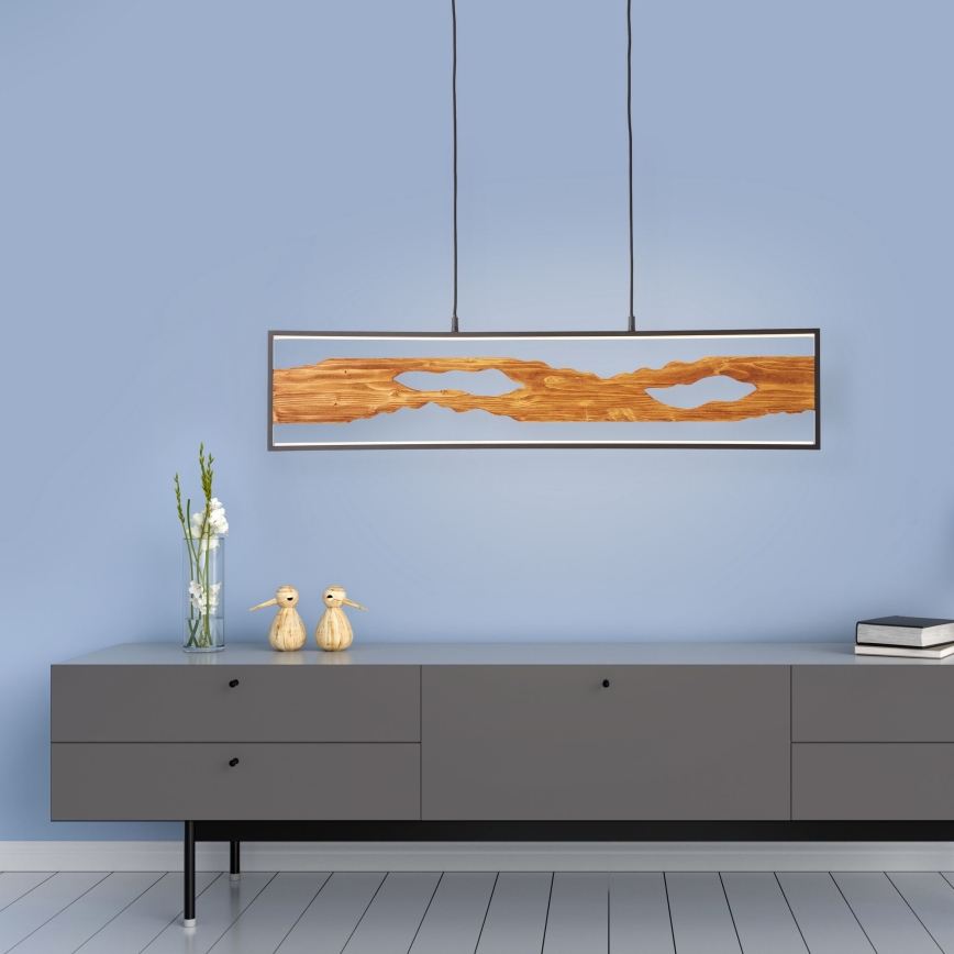 Brilliant - LED-kattokruunu johdossa CHAUMONT LED/20W/230V mänty