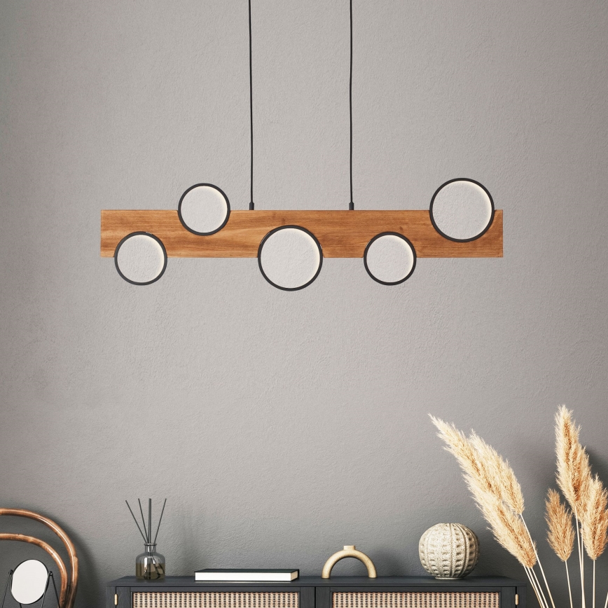 Brilliant - LED-kattokruunu johdossa CHEESY LED/34W/230V mänty - FSC sertifioitu