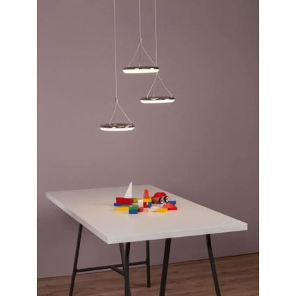 Brilliant - LED-kattokruunu johdossa DONUT 3xLED/8,7W/230V