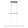 Brilliant - LED-kattokruunu johdossa TRANSIT 5xLED/4W/230V