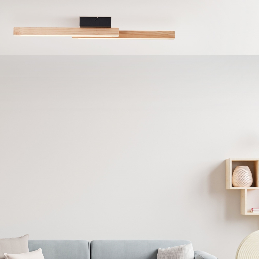 Brilliant - LED-kattovalaisin ARION LED/14W/230V mänty - FSC sertifioitu