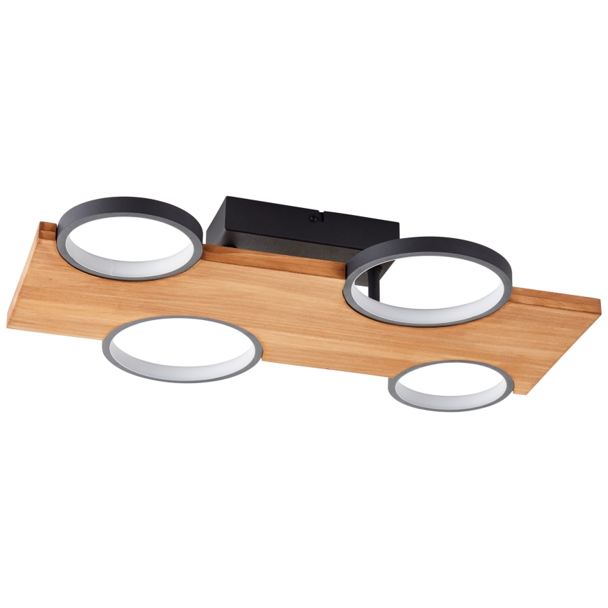 Brilliant - LED-kattovalaisin CHEESY LED/28W/230V mänty - FSC sertifioitu