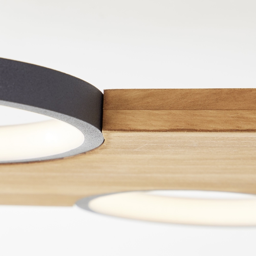 Brilliant - LED-kattovalaisin CHEESY LED/28W/230V mänty - FSC sertifioitu