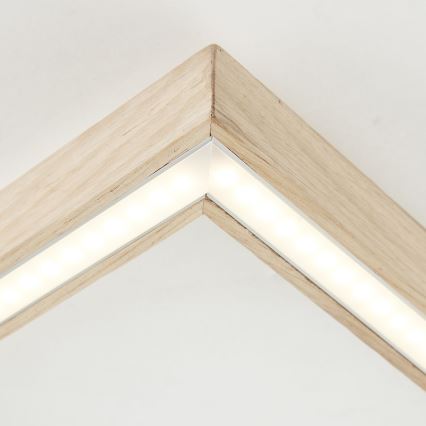 Brilliant - LED-kattovalaisin DELGROSSO LED/24W/230V 3000K tammi