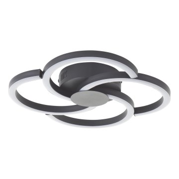 Brilliant - LED-kattovalaisin FICO LED/22W/230V halkaisija 34 cm musta