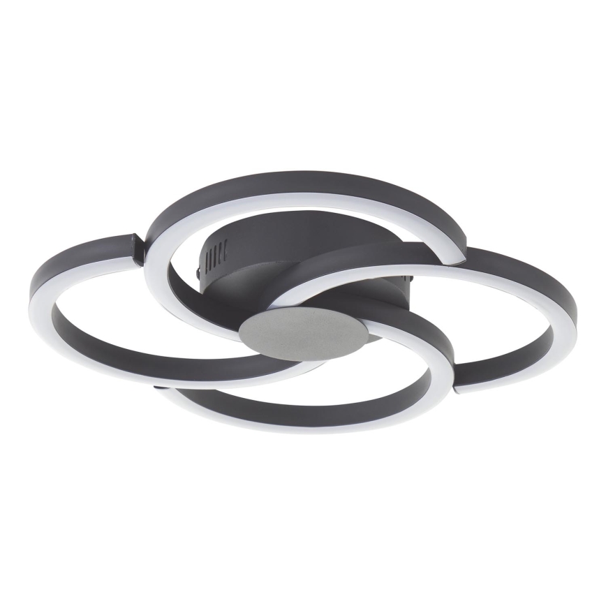 Brilliant - LED-kattovalaisin FICO LED/22W/230V halkaisija 34 cm musta