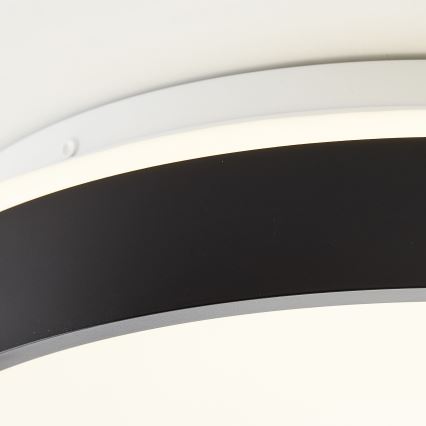 Brilliant - LED-kattovalaisin KALMAR LED/26W/230V 3000K halkaisija 39 cm musta