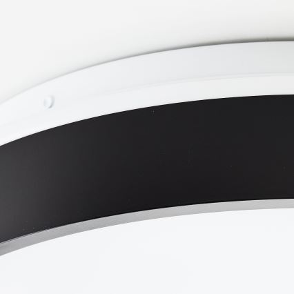 Brilliant - LED-kattovalaisin KALMAR LED/26W/230V 3000K halkaisija 39 cm musta