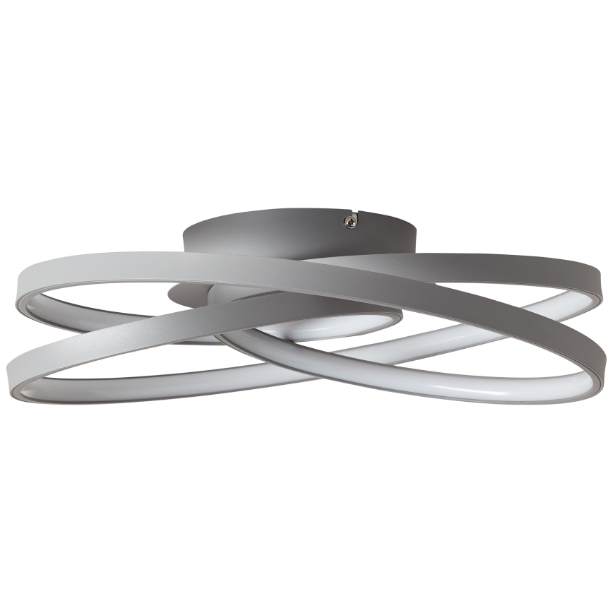 Brilliant - LED-kattovalaisin LABYRINTH LED/40W/230V halkaisija 39,5 cm harmaa