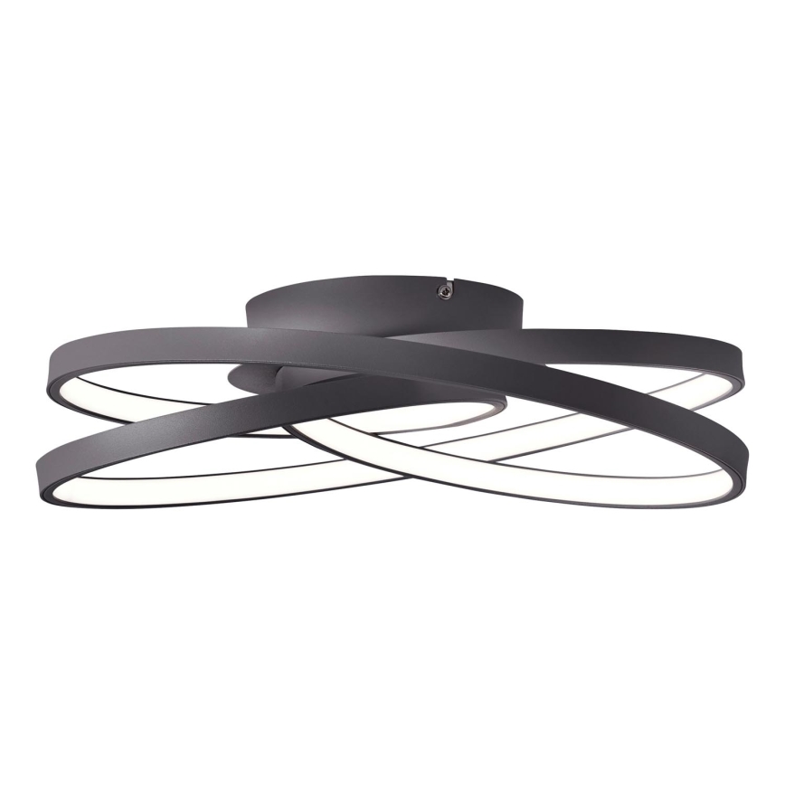 Brilliant - LED-kattovalaisin LABYRINTH LED/40W/230V halkaisija 39,5 cm musta