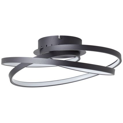 Brilliant - LED-kattovalaisin LABYRINTH LED/40W/230V halkaisija 39,5 cm musta