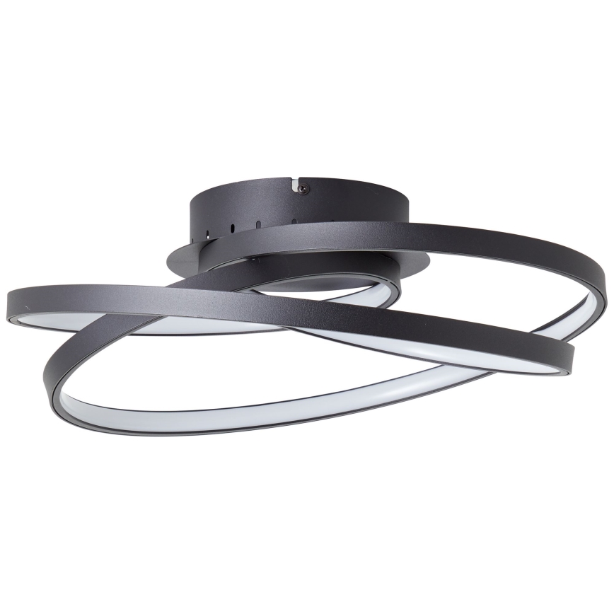 Brilliant - LED-kattovalaisin LABYRINTH LED/40W/230V halkaisija 39,5 cm musta