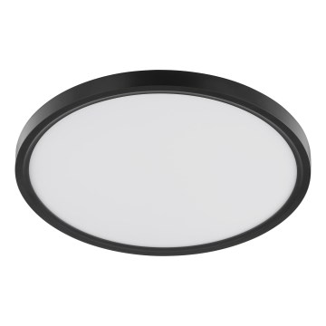 Brilliant - LED-kattovalaisin liiketunnistimella ja hämäräkytkimellä GALO LED/26W/230V Ø 40 cm musta