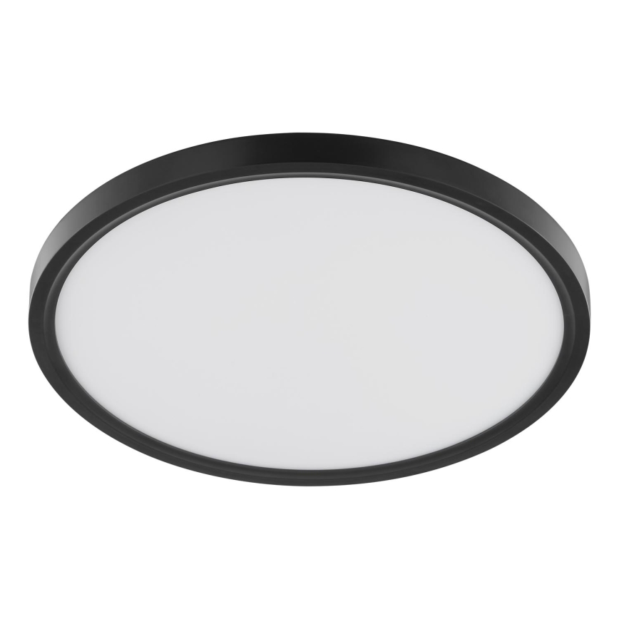 Brilliant - LED-kattovalaisin liiketunnistimella ja hämäräkytkimellä GALO LED/26W/230V Ø 40 cm musta