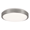Brilliant - LED-kattovalaisin LIVIUS LED/18W/230V halkaisija 28 cm 3000K mattakromi