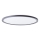 Brilliant - LED-kattovalaisin MILTON, 24 W / 230 V, Ø 42 cm, musta