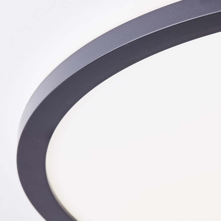 Brilliant - LED-kattovalaisin MILTON, 24 W / 230 V, Ø 42 cm, musta