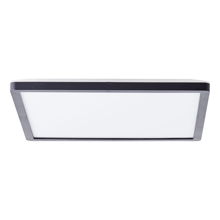 Brilliant - LED-kattovalaisin MILTON LED/18W/230V 29,3x29,3 cm musta