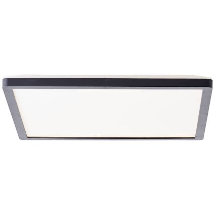 Brilliant - LED-kattovalaisin MILTON LED/18W/230V 29,3x29,3 cm musta