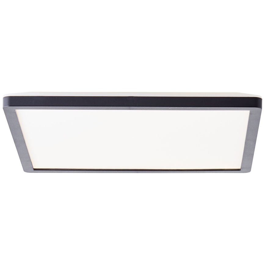 Brilliant - LED-kattovalaisin MILTON LED/18W/230V 29,3x29,3 cm musta