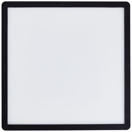 Brilliant - LED-kattovalaisin MILTON LED/18W/230V 29,3x29,3 cm musta