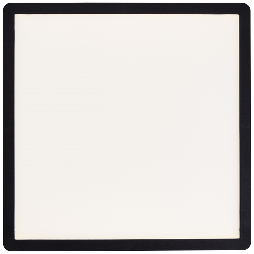 Brilliant - LED-kattovalaisin MILTON LED/18W/230V 29,3x29,3 cm musta