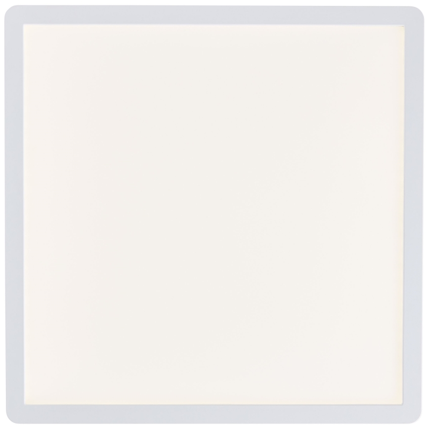 Brilliant - LED kattovalaisin MILTON LED/18W/230V 29,3x29,3 cm valkoinen