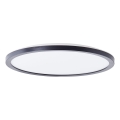 Brilliant - LED-kattovalaisin MILTON LED/18W/230V, halkaisija 29,3 cm, musta