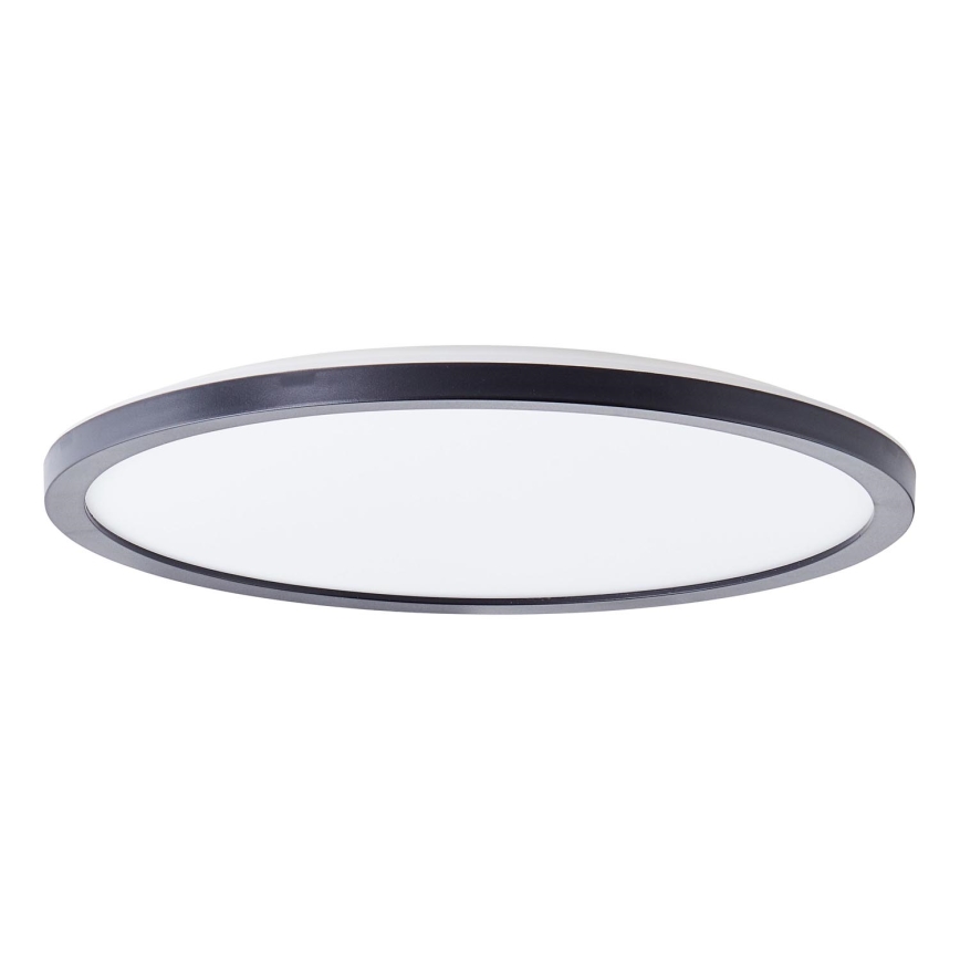 Brilliant - LED-kattovalaisin MILTON LED/18W/230V, halkaisija 29,3 cm, musta