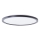 Brilliant - LED-kattovalaisin MILTON LED/18W/230V, halkaisija 29,3 cm, musta
