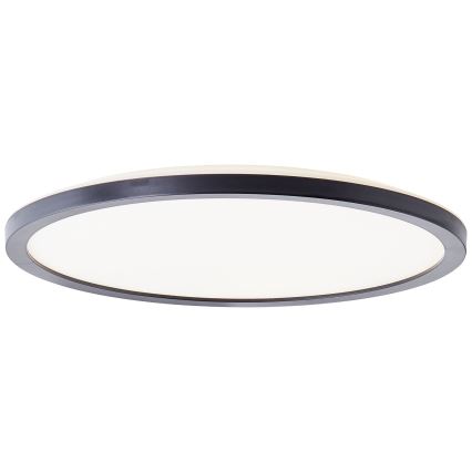 Brilliant - LED-kattovalaisin MILTON LED/18W/230V, halkaisija 29,3 cm, musta