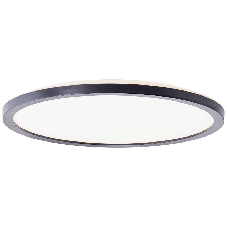 Brilliant - LED-kattovalaisin MILTON LED/18W/230V, halkaisija 29,3 cm, musta