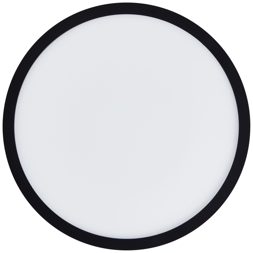 Brilliant - LED-kattovalaisin MILTON LED/18W/230V, halkaisija 29,3 cm, musta