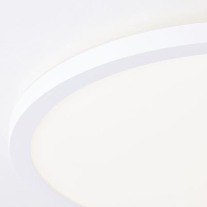 Brilliant - LED-kattovalaisin MILTON LED/18W/230V halkaisija 29,3 cm valkoinen