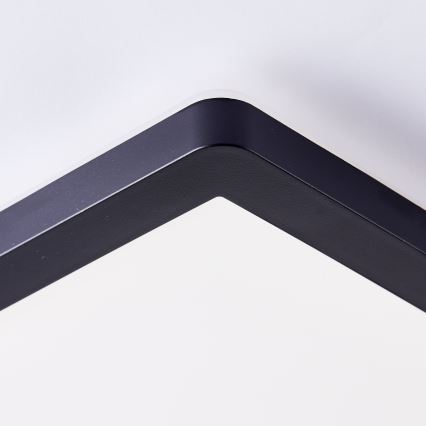 Brilliant - LED-kattovalaisin MILTON LED/24W/230V 42x42 cm musta