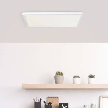 Brilliant - LED-kattovalaisin MILTON LED/24W/230V 42x42 cm valkoinen