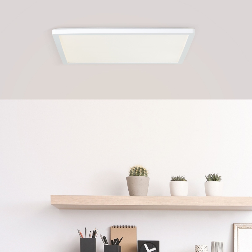 Brilliant - LED-kattovalaisin MILTON LED/24W/230V 42x42 cm valkoinen