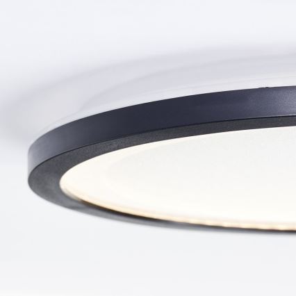 Brilliant - LED-kattovalaisin MOSAKO LED/16W/230V 3000K halkaisija 25 cm musta