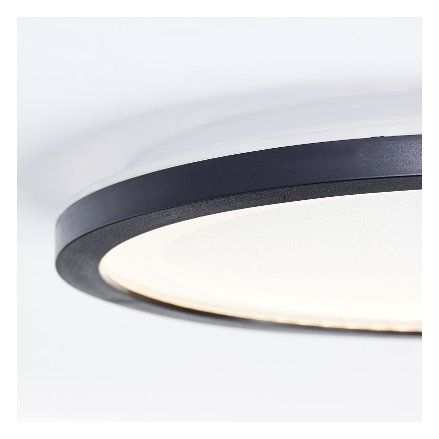 Brilliant - LED-kattovalaisin MOSAKO LED/16W/230V 3000K halkaisija 25 cm musta