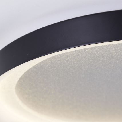 Brilliant - LED-kattovalaisin QUITO LED/24W/230V 3000K halkaisija 33 cm musta