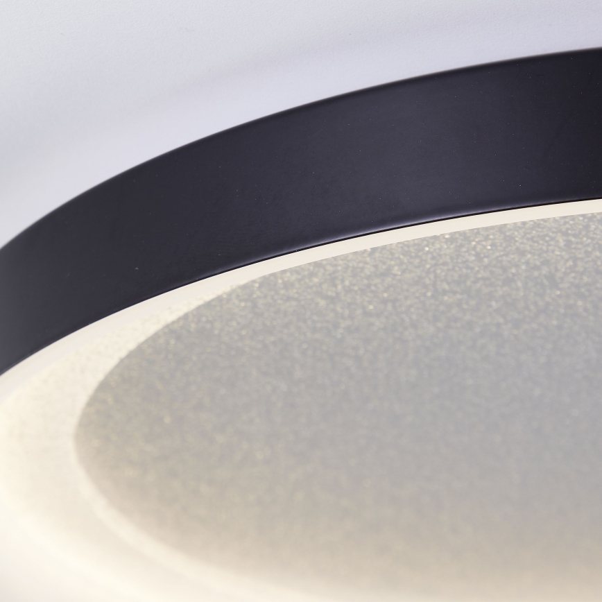 Brilliant - LED-kattovalaisin QUITO LED/24W/230V 3000K halkaisija 33 cm musta