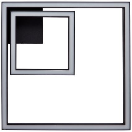 Brilliant - LED-kattovalaisin QUON LED/24W/230V 3000K 40x40 cm musta