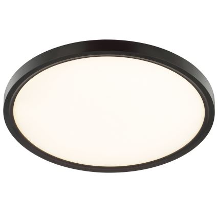 Brilliant - LED-kattovalaisin liiketunnistimella ja hämäräkytkimellä GALO LED/26W/230V Ø 40 cm musta