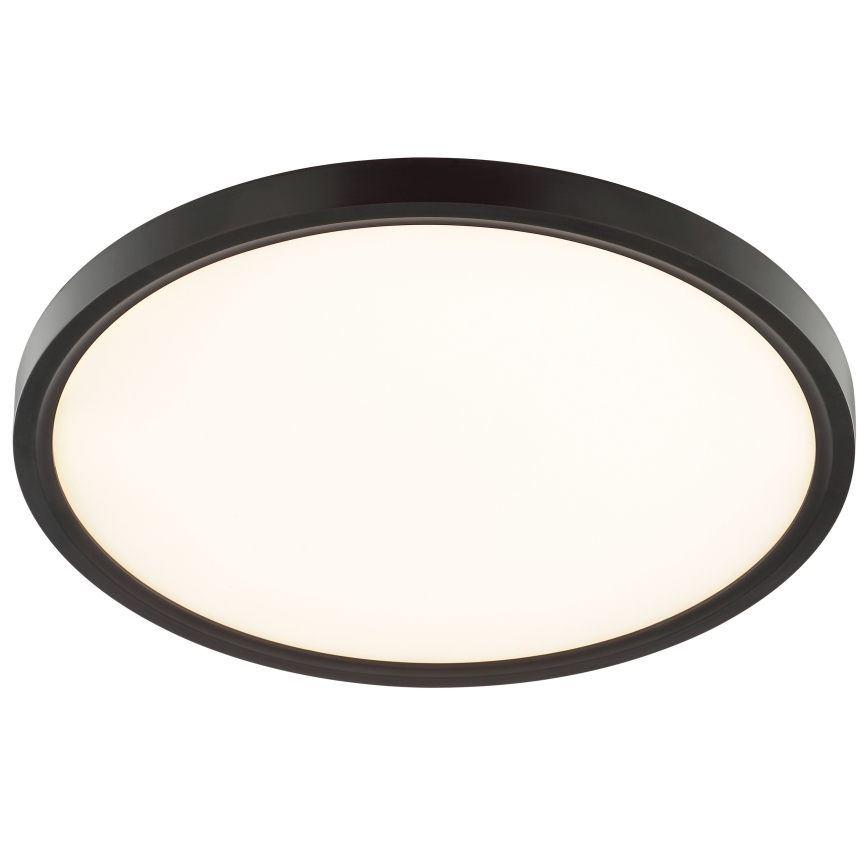 Brilliant - LED-kattovalaisin liiketunnistimella ja hämäräkytkimellä GALO LED/26W/230V Ø 40 cm musta