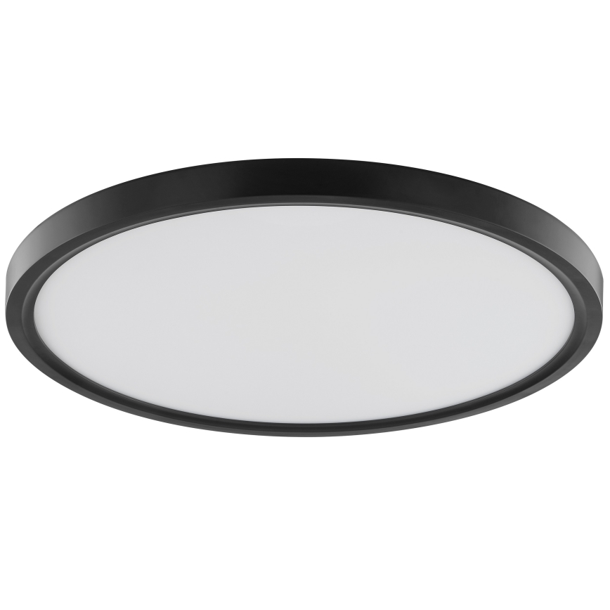 Brilliant - LED-kattovalaisin liiketunnistimella ja hämäräkytkimellä GALO LED/26W/230V Ø 40 cm musta