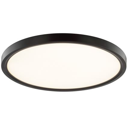 Brilliant - LED-kattovalaisin liiketunnistimella ja hämäräkytkimellä GALO LED/26W/230V Ø 40 cm musta