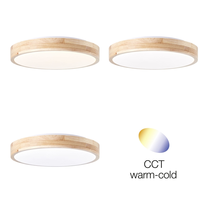 Brilliant - LED-kattovalaisin SLIMLINE LED/14W/230V 3000/4000K kumiviikuna - FSC sertifioitu