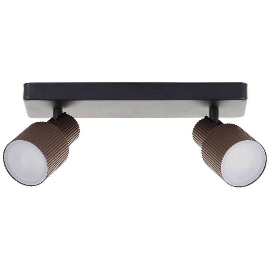 Brilliant - LED-kohdevalaisin CADIZ 2xGU10/5W/230V pronssi